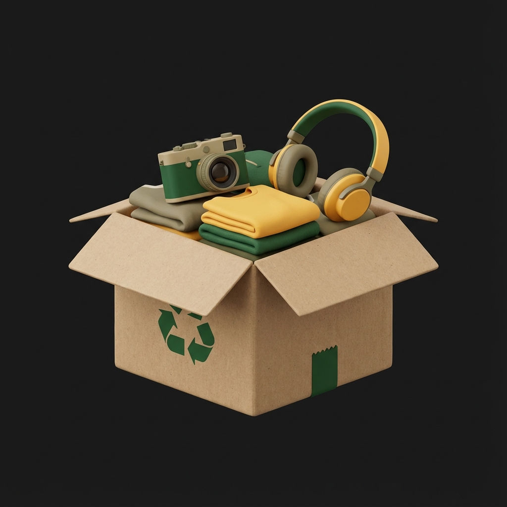 Box of pre-loved items